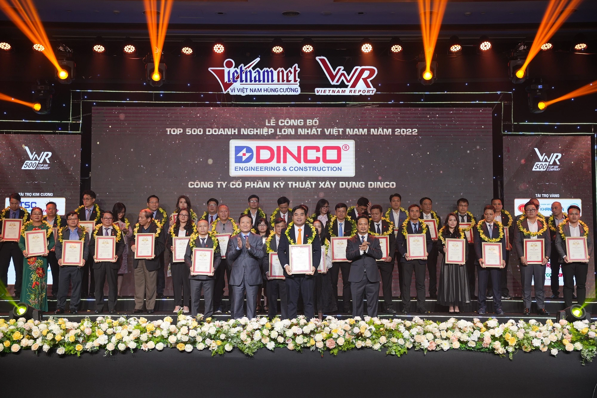 DINCO E&C 连续第四次荣获越南最大企业 500 强称号